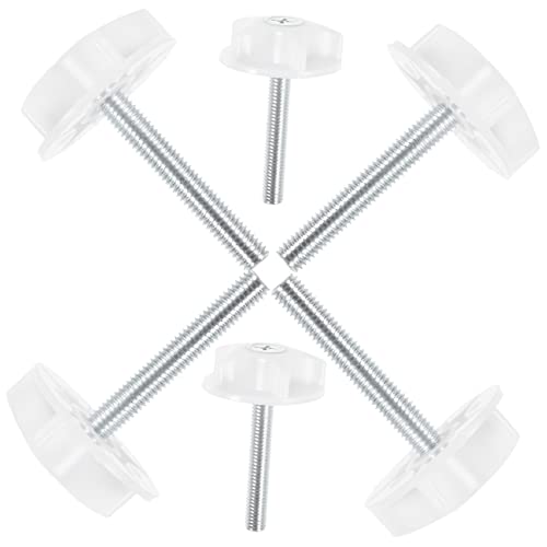 GLEAVI 6pcs Bed Headboard Bolts Heavy Duty Bed Fittings No Screws for Divan Accessories