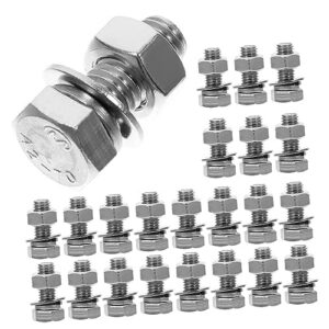 GLEAVI DIY Maintenance Screw Set Metric Screw Kit Stainless Steel Bolts Nuts Assortment