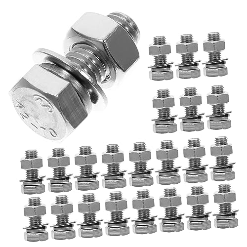 GLEAVI DIY Maintenance Screw Set Metric Screw Kit Stainless Steel Bolts Nuts Assortment