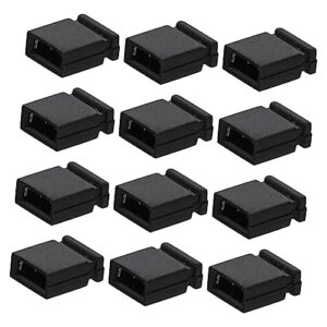 GLEAVI Short Circuit Cap 1000pcs 2.54mm Jumper Short Circuit Block Computer Board Shunt