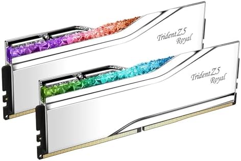 G.Skill Trident Z5 RGB Royal DDR5 RAM Kit, 32 GB (2 x 16 GB), 6800 MHz, CL34