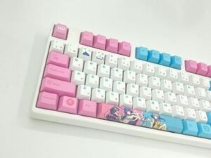 Gaming Keyboard PBT Dye Upgrade 108 Keycap Set OEM Profile Keycaps Keyset with Puller Japanese Text Mechanical Keyboard (BiliBili)