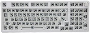 Goshyda 98% RGB Modular DIY Mechanical Gaming Keyboard, 98 Keys Hot Swappable 2Pin Switch, BT 5.0 Type C and 2.4G Customized Keyboard Kit