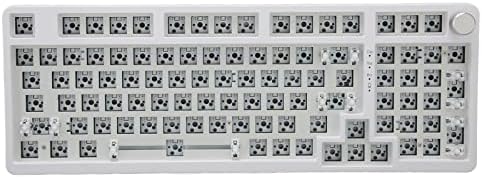 Goshyda 98% RGB Modular DIY Mechanical Gaming Keyboard, 98 Keys Hot Swappable 2Pin Switch, BT 5.0 Type C and 2.4G Customized Keyboard Kit
