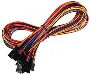 HEMOTON 30pcs 2pin 3pin Jumper Wires 70cm Cable for 3D Printer Female to Female Electrical Wire Connectors Random