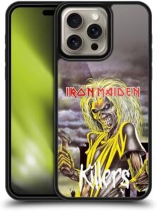 Head Case Designs Officially Licensed Iron Maiden Killers Album Covers Gel Armor Case [Military Grade Drop Protection] Compatible with Apple iPhone 16 Pro Max