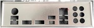 I/O IO Shield Back Plate Blende fit for MSI Z490-A PRO Motherboard Bezel Baffle