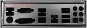 I/O IO Shield Back Plate Bracket fit for GIGABYTE GA-Z77-D3H H77-D3H Motherboard Bezel Baffle