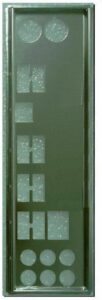 IO I/O Shield Fit for Asus P8H67 Motherboard Backplate OEM