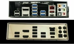 IO I/O Shield Fit for Asus ROG STRIX X370-F GAMING Motherboard Backplate OEM