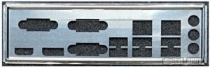 IO I/O Shield Fit for Gigabyte MUQ77EI Motherboard Backplate OEM