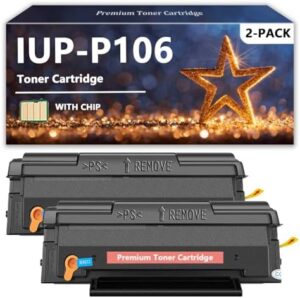 IUP-P106 Toner Cartridges Compatible for Konica Minolta IUP P106 Toner for Bizhub Pagepro 2202MF 2282MF Printers, 2 Pack