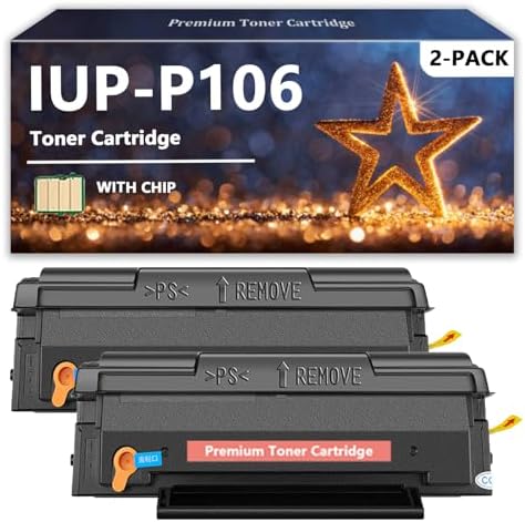 IUP-P106 Toner Cartridges Compatible for Konica Minolta IUP P106 Toner for Bizhub Pagepro 2202MF 2282MF Printers, 2 Pack