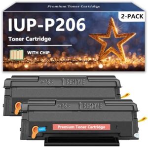 IUP-P206 Toner Cartridges Compatible for Konica Minolta IUP P206 Toner for Bizhub Pagepro 2202MF 2282MF Printers, 2 Pack
