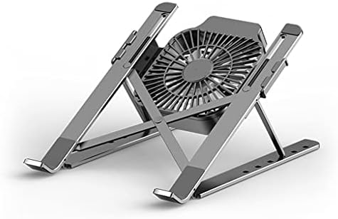 JSEIAJB Portable Laptop Cooling Stand Fan Foldable Aluminum Alloy Notebook Cooler Pad Holder Adjustable for 17inch Laptop Tablet