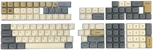 Japanese Language Height Keycaps for 75/87/98/104/108 Keyboard Height Keycap Set with Sublimation Printing