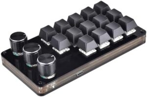 Keyboard 14 Key 3 Knob Programmable Keypad Hot Swap Customization Mechanical Keyboard Macro Keypad