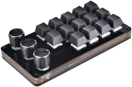 Keyboard 14 Key 3 Knob Programmable Keypad Hot Swap Customization Mechanical Keyboard Macro Keypad