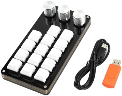 Keyboard 14Key 3Knob Customize Game Programmable Keypad Hot-swap Mechanical Keyboard Macropad Cope Pastes Easy