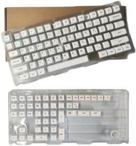 Keycaps 120Keys Minimalist White English Japanese Russian Korean Keycap Sublimations XDA Keycap for 61/87/104/108