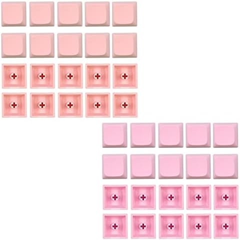 Keycaps, 20PCs PBT Blank DIY Mechanical Keyboard Installation 1U 1X XDA Profile Print Keycap Set for MX Switches