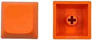 Keycaps Multi-Color PBT Material 1U Mechanical, 5PCS (Orange)