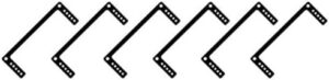 LIANLI RB-001X O11 AIR Mini Dedicated Radiator Offset Bracket Set, 6 Brackets / 12 Screws x 3 Types, Japanese Authorized Dealer Product