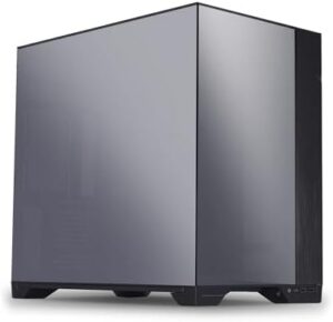 Lian Li O11 Vision Chrome PC Case, Integrated RGB Lighting, 455 mm GPU Space, Up to 360 mm Radiators, Steel, Aluminium, Mirror Gloss Tempered Glass, Chrome