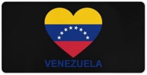 Love Venezuela Desk Mouse Mat Laptop Pad Desktop Protector Non-Slip Keyboard Pads for Office Gamer
