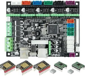 MKS 3D Printer Board STM32 MKS Robin Nano Board V1.2 Hardware Open Source Support Marlin2.0 Support with 3.5 Inch Touch Screen (Kit-11)