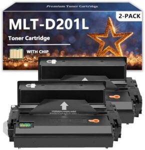 MLT-D201L Toner Cartridge Compatible for Samsung 201 201L MLT D201L Toner for Samsung ProXpress M4030ND M4080FX Printers, 2 Pack