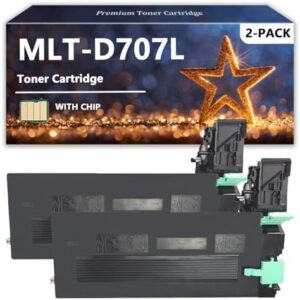 MLT-D707L Toner Cartridges Compatible for Samsung MLT D707L Toner for Samsung SL-K2200 SL-K2200ND Printers, 2 Pack