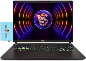 MSI Vector GP68 HX Gaming & Entertainment Laptop (Intel i9-13980HX 24-Core, 32GB DDR5 5600MHz RAM, 2TB SSD, GeForce RTX 4090, 16.0″ 240 Hz Wide QXGA (2560×1600), Win 11 Home) with Dockztorm Hub