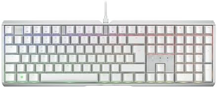 MX 3.1, Mechanical Gaming Keyboard, German Keyboard Layout (QWERTZ), RGB Lighting, Aluminum Case, USB-A Connection, MX2A RED Switches, White