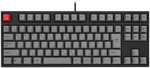 Maestro TKL Mechanical Keyboard with Wire Keeper, Model (Japanese Layout, Number of Keys: 91, Red Shaft)