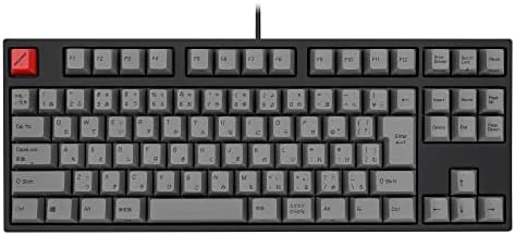 Maestro TKL Mechanical Keyboard with Wire Keeper, Model (Japanese Layout, Number of Keys: 91, Red Shaft)