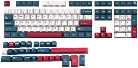 Mech Soldier Inspired 136Key Keycap Set Original Height Comfort Double Shot Injections For Mechanical Keyboards