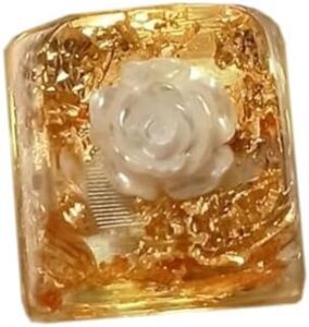 Mechanical Keyboards Camellias Resins Keycaps Customized Flower Pattern Key