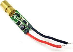 Mini Dot Pure Blue Laser Diode Module 450nm 5mw with Driver-in 3-5V 6x10.5mm