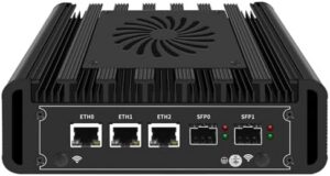 Mini PC N305 Firewall Hardware Intel 82599ES 2 x 10GbE SFP+, 3 x i226V 2.5GbE LAN OPNsense Appliance,AES-NI, 2HD, SIM Card Slot, M.2 WiFi Slot, NO RAM NO SSD (16GB RAM 256GB SSD)