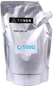 OEM Compatible 500g Refill Toner Powder 410A CF410A CF411A CF412A CF413A for H--P Color Laserjet Pro M452dn M452dw M452nw Printer Replacement ( Color : 500G Cyan )