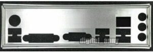 OEM I/O Shield Fit for Asus P8H61-MX USB3 Motherboard Backplate IO Shield