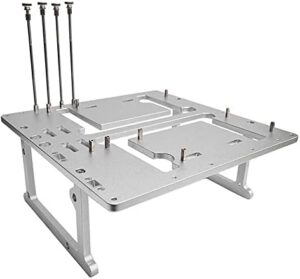 Open Air ATX PC Frame HTPC Water Cooling Test Bench Aluminum Case Bare Overclocking DIY Computer Support Graphics Card Silver