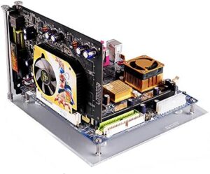 PC Open Frame Test Bench ITX MATX Motherboard Transparent Acrylic Overlock Computer Case DIY Mod Base Stand