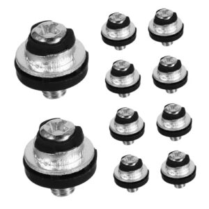 PRETYZOOM 10pcs Hard Disk Drive Screws for Computers Servers Shock Absorbing Mini Screws Easy to Install Vibration Control for Data Integrity Compatible with Workstations