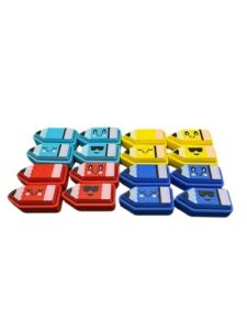 Pencil Fidget Clicker – Real Mechanical Keyboard Switch – Satisfying Clicky Sound – Teacher Appreciation Gift – Classroom Concentration and Calming Learning Toy – Available in Turquoise, Blue, Yellow, Red, or Full 16-Piece Set (All 16 Set!)