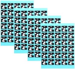 Poron Under Axises Pads Foam Shaft Pad Single Positioning Board Foot Pad for Mechanical Keyboard 120PCS