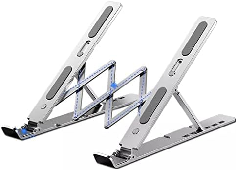 Portable Laptop Cooling Stand 11 to 17.3 Inch Laptop Aluminum Alloy Stand Height Adjustable Riser Office Computer Radiator