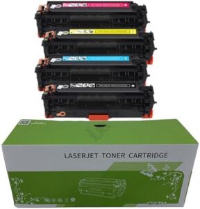Replacement CRG055 Color Toner Cartridge, Compatible for Canon I-SENSYS LBP661C Lbp663cdw Lbp664cx Lbp663cd Mf742cdw MF743 MF745 with Chip Cartridge Consumables 4 Color,4 Colors