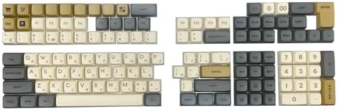Russian Language Height Keycaps for 75/87/98/104/108 Keyboard Height Keycap Set with Sublimation Printing
